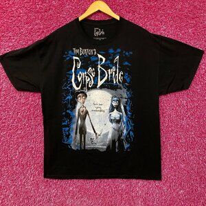 Tim Burtons Corpse Bride Movie Poster Promo T-Shirt XL